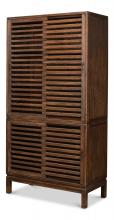 Sarreid 52745 - Groovy Cabinet, Brown, 40"W 52745