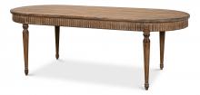 Sarreid 52748 - French Antique Dining Table, Distressed Wood, 89"W 52748