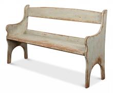 Sarreid 53403-4 - Arlo Bench, Distressed Sage, 61"W 53403-4