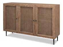 Sarreid 53483 - Anton Sideboard, Oak, 55"W 53483