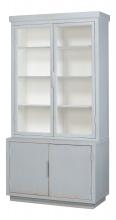 Sarreid 53542 - Maldives Cabinet, 2-Door, Distressed Blue, 48"W 53542