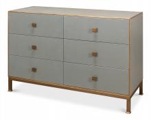 Sarreid 53555-2 - Gillian Dresser, Gray, Gold, 52"W 53555-2