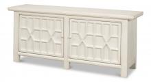 Sarreid 53583-3 - Isla Sideboard, Large, Antique White, 71"W 53583-3