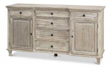 Sarreid 53623-G - Mancini Bungalow Buffet, Gray Wash, 68"W 53623-G