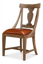 Sarreid 53632-J - Fireside Vineyards Dining Chair, Brown, Wood Frame, 19"H 53632-J