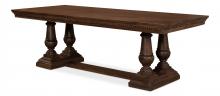 Sarreid 53641 - Joshua Dining Table, Walnut, 96"W 53641