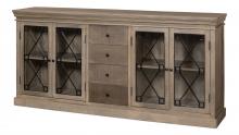 Sarreid 53651 - Benoit Sideboard, Distressed Gray, 80"W 53651