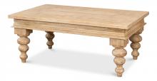 Sarreid 53659 - Josephine Coffee Table, Natural, 54"W 53659