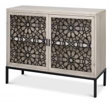 Sarreid 53674 - Covet Chest, Ivory, Black, 43"W 53674