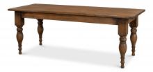 Sarreid 53682-2 - Gabby Dining Table, Brown, 83"W 53682-2