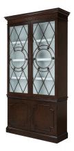 Sarreid 57-55 - Grafton China Cabinet, Dark Oak, 57"W 57-55