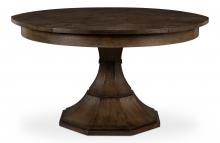 Sarreid 78-167-2 - Giselle Jupe Dining Table, Large, Dark Oak, 64"W 78-167-2