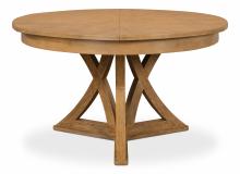 Sarreid 78-176-1 - Casual Jupe Dining Table, Medium, Light Oak, 54"W 78-176-1