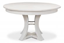 Sarreid 78-181-5 - Monument Jupe Dining Table, White, 54"W 78-181-5