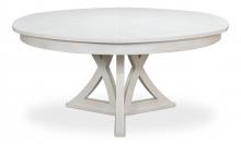 Sarreid 78-183-5 - Casual Jupe Dining Table, Large, White, 64"W 78-183-5