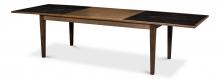 Sarreid U205-AS - Butterfly Dining Table, Noir Porcelain Top, Driftwood Base, 81"W U205-AS