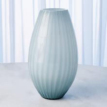 Global Views Company 3.31608 - Cased Glass Stripe Vase - Blue - Large