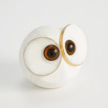 Global Views Company 3.31653 - Alabaster Big Eyed Owl - Large