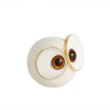 Global Views Company 3.31654 - Alabaster Big Eyed Owl - Medium