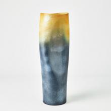 Global Views Company 7.10573 - Indent Vase - Grey/Yellow - Large