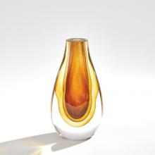 Global Views Company 7.60191 - Gradient Vase - Amber - Small