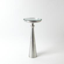 Global Views Company 7.90769 - Minaret Accent Table - Satin Nickel - Small