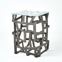 Global Views Company 7.91587 - Fragments End Table - Blackened Iron