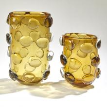 Global Views Company 7.80628 - Rondelle Vase - Amber - Small