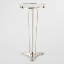 Global Views Company 8.80508 - French Moderne Side Table - Nickel