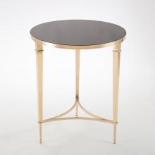 Global Views Company 8.80604 - Round French Square Leg Table - Brass