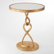 Global Views Company 8.81682 - Loop De Loop Table - Gold Leaf