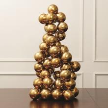 Global Views Company 8.82277 - Sphere Sculpture - Brass