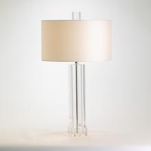 Global Views Company 8.82477 - Fluted Crystal Column Table Lamp