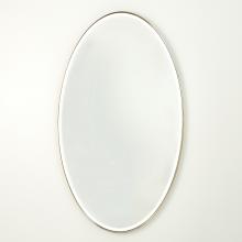 Global Views Company 8.82874 - Elongated Oval Mirror - Brass - Large