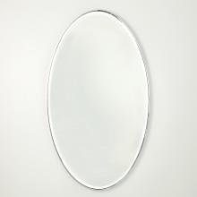 Global Views Company 8.82876 - Elongated Oval Mirror - Nickel - Large