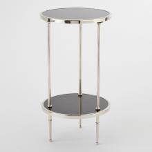 Global Views Company 9.91247 - Petite Two - Tier Table - Nickel