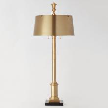 Global Views Company 9.92228 - Library Lamp - Antique Brass