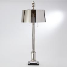 Global Views Company 9.92229 - Library Lamp - Nickel