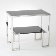 Global Views Company 9.92482 - One - Up Table - Stainless Steel