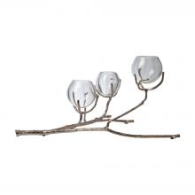 Global Views Company 9.92657 - Twig 3 Vase Holder - Nickel