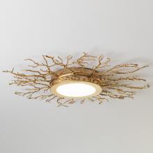 Global Views Company 9.93221 - Twig Ceiling Fixture - Brass