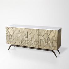 Global Views Company 9.93567 - Triangle Cabinet - Brass