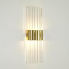 Global Views Company 9.93591-HW - Acrylic Sconce - Brass - HW