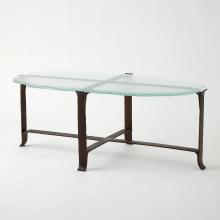 Global Views Company 9.93853 - Melting Glass Cocktail Table - Bronze