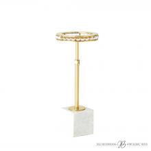 Global Views Company JB9.90132 - Margot Side Table - Brass