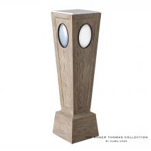 Global Views Company RT2007 - Proust Pedestal - Grey Sandblasted Oak