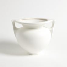 Global Views Company RT7.10003 - Grecian Amphora - Matte White - Small