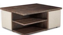 Sherrill Furniture 41312 - A1 CRUZ COCKTAIL TABLE MODERN WALNUT