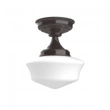 Montclair Light Works FMA021-51 - Schoolhouse 12" flush mount