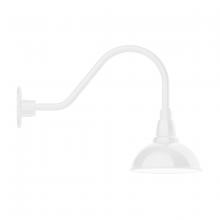 Montclair Light Works GNA105-44 - Cafe 8" gooseneck wall light